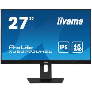 Iiyama prolite xub2792uhsu-b5 monitor pc 27`` 3840x2160 pixel 4k ultra hd led nero