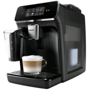 Philips series 2300 lattego ep2334/10 macchina per caffe` automatica con macinatore integrato silenziosa silentbrew nero