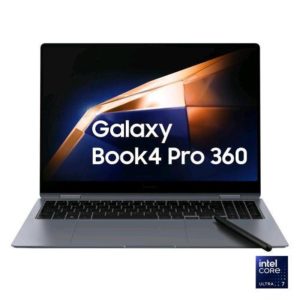 Samsung galaxy book4 pro 360 np962qgk-kg1it 16 amoled wqxga+ 2880 x 1800 intel core ultra 7 155h 1.4ghz ram 16gb-ssd 1.000gb nvme-intel arc graphics-wi-fi 6e-win 11 prof grigio