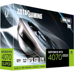 Zotac GeForce RTX 4070 Super Twin Edge OC 12GB GDDR6X DLSS 3 HDMI/3*DP PCi Ex 4.0 16x